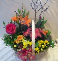 Large Blooming Basket