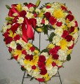 Medium Floral Heart